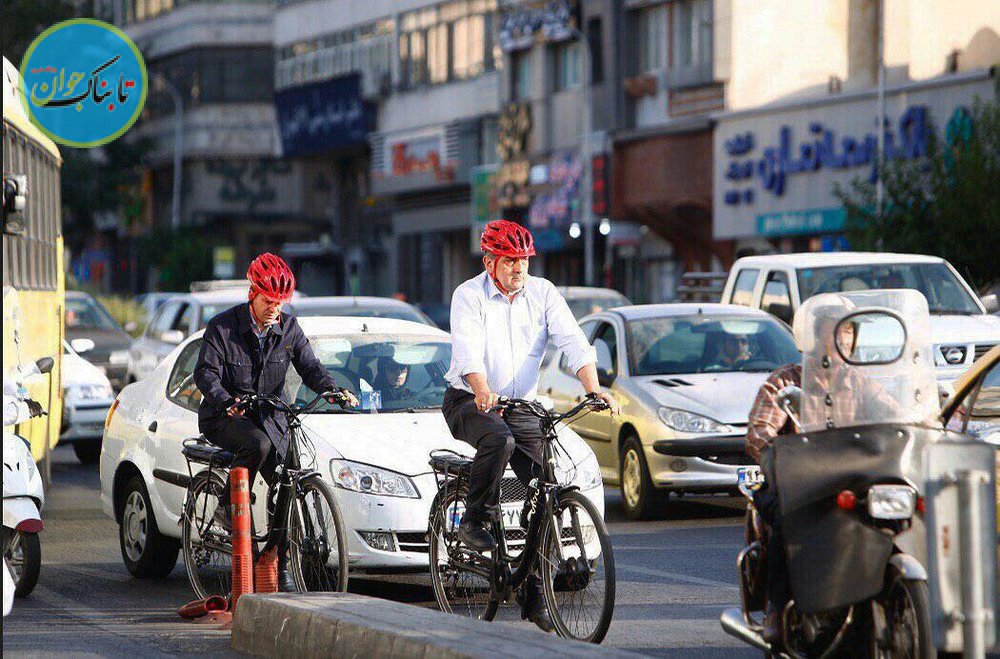 از شهردار تهران تا وزیر جوان در سه‌شنبه‌های بدون خودرو