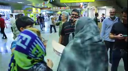 اجرای متفاوت مردان و زنان نقره‌ای در ایستگاه‌های مترو+ فیلم
