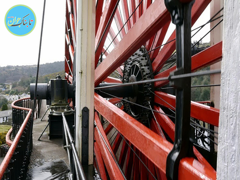 بزرگترین چرخ آبی جهان که هنوز کار می‌کند+ عکس