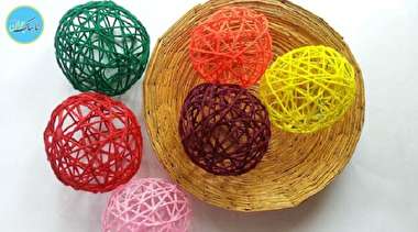 آموزش ساخت لوستر و توپ های رنگی با بادکنک