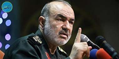 لحظه اعلام خبر سقوط پهپاد آمریکایی توسط سردار سلامی