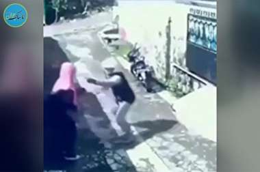 وقتی سارق توسط یک زن غافلگیر می شود!+ فیلم