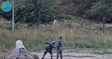 پرتاب نارنجک به سبک یک تازه سرباز