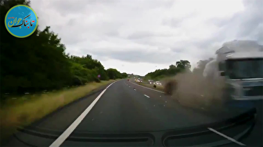 فرار راننده زن از تصادف مرگبار در آخرین لحظه!