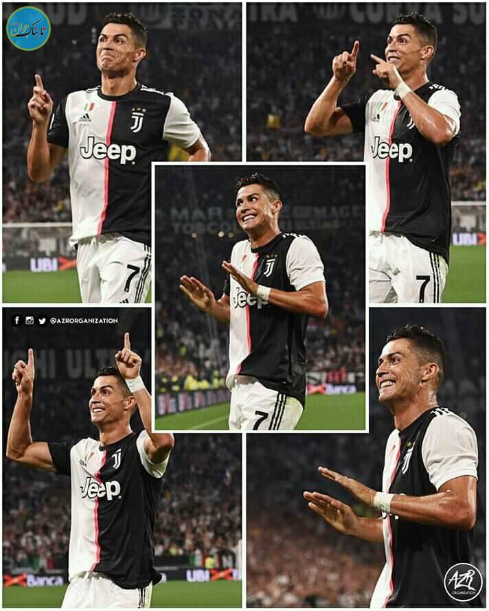 حرکات عجیب رونالدو مقابل تماشاگران یوونتوس + تصاویر