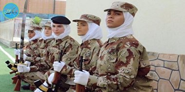 اولین رژه نظامی زنان در عربستان