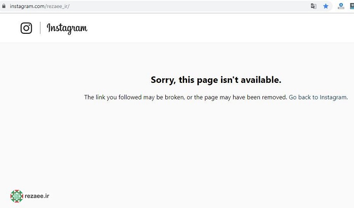 مسدود شدن اینستاگرام