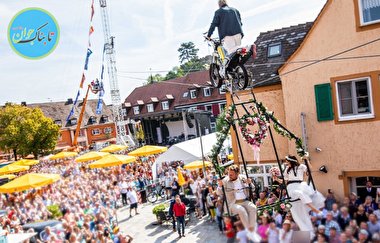 مراسم ازدواج عجیب و متفاوت عروس‌خانم بندباز