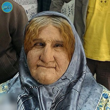 گریم عجیب محسن تنابنده در یک برنامه تلویزیونی