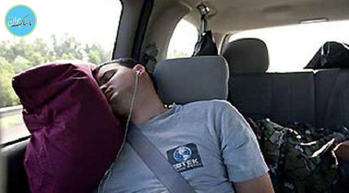 خوابیدن در خودرو