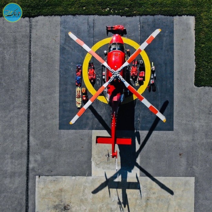 چالش عکس هوایی با تجهیزات کاری