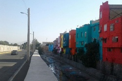 خیابان رنگارنگ در قزوین + فیلم