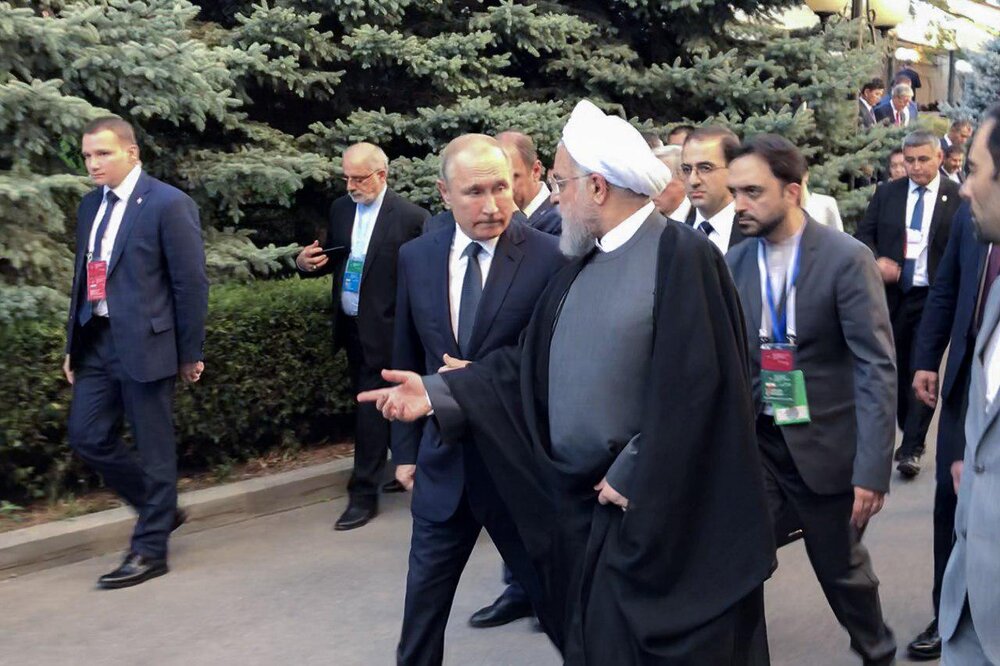 دیدار روحانی با پوتین