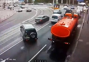 راننده زن ناشی، یک شهر را به هم ریخت! + فیلم