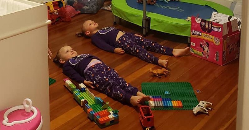 شگرد عجیب زن جوان برای آرام کردن فرزندان!