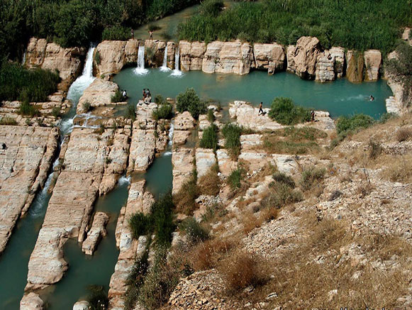 آبشار زیبای هفت قلوی ایوان در ایلام + تصاویر آبشار هفت قلوی ایوان در ایلام
