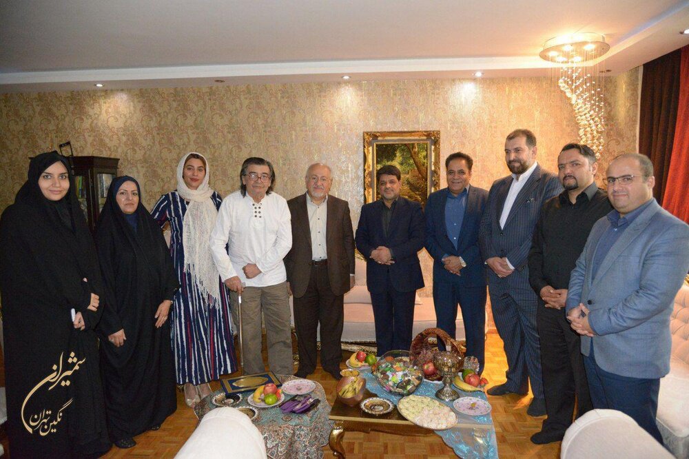 مدیران و مسئولان شهر تهران میهمان رضا رویگری و همسرش 