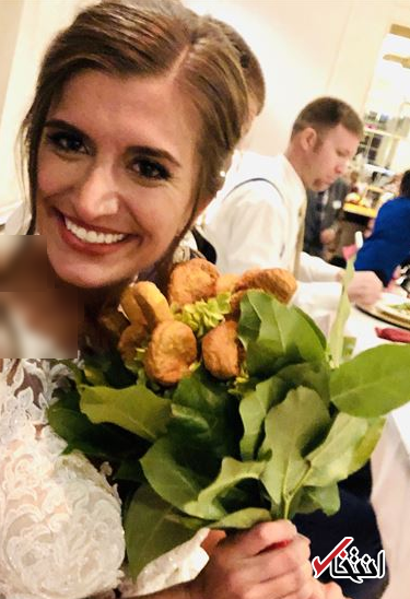 دسته گل عروس با ناگت مرغ!