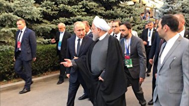 گفت‌وگوی روسای جمهوری ایران و روسیه