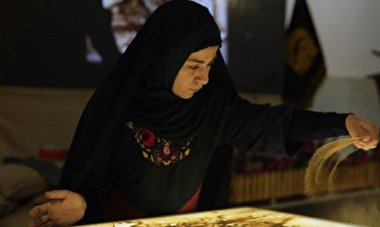 هنرنمایی فاطمه عبادی به مناسبت شهادت امام حسن مجتبی (ع) + فیلم