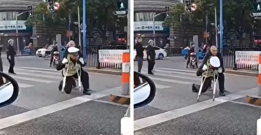 اقدام تحسین برانگیز مامور پلیس در خیابان