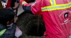 سقوط مرگبار کارگر ساختمانی به داخل چاه