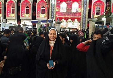 فریبا نادری: اگر باز هم سعادت داشته‌ باشم با چادر به کربلا می‌روم