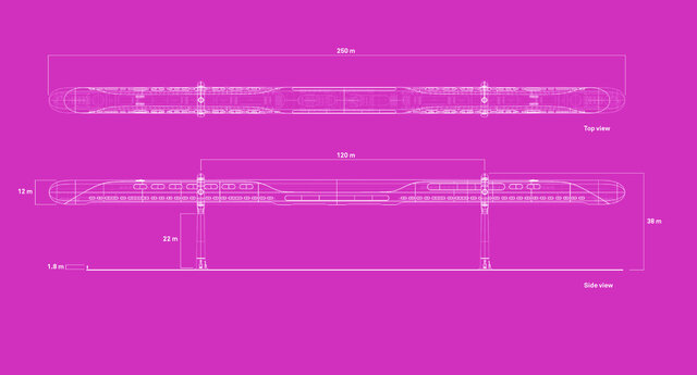 قطار شناور روی هوا 