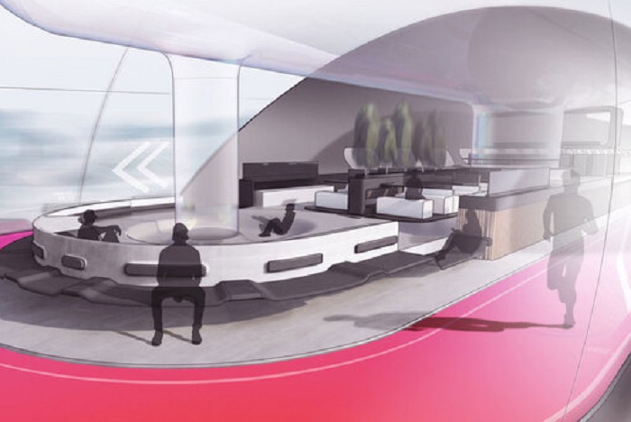 قطار شناور روی هوا 