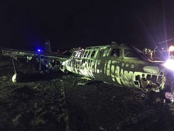 سقوط مرگبار هواپیمای حامل بیمار کرونایی + فیلم