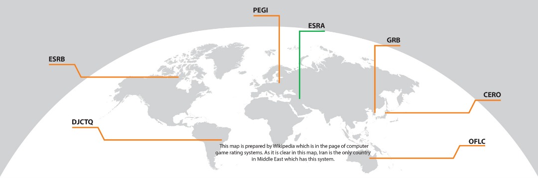 توضیحات کامل فرآیند رده بندی سنی بازی‌های رایانه‌ای در ایران