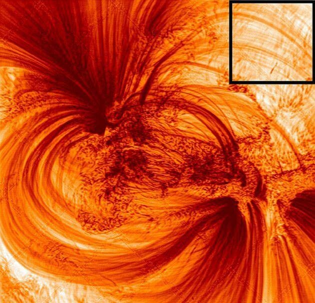 واضح‌ترین تصاویر خورشید منتشر شد + تصاویر