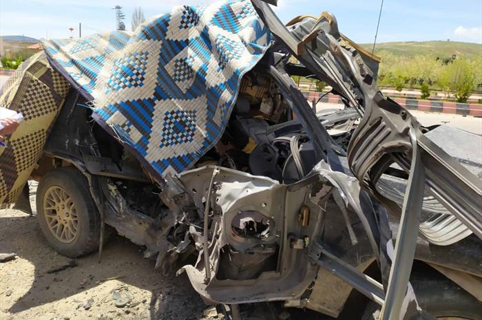 تصاویر خودرویی که مورد حمله پهپاد اسرائیلی قرار گرفت