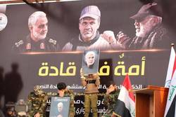 مراسم یادبود فرماندهان شهید در عراق + تصاویر