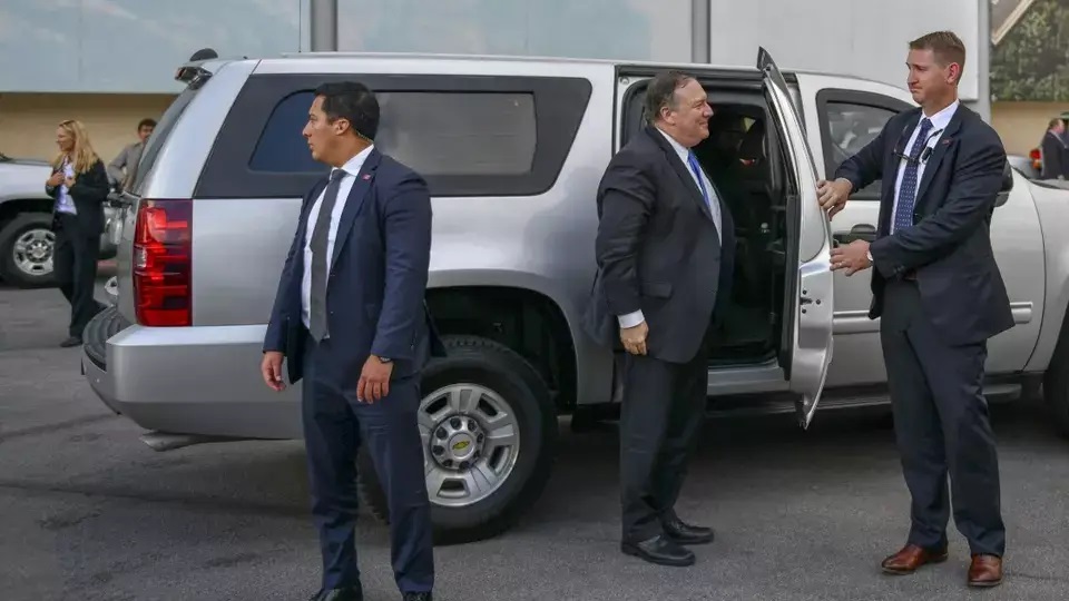 حفاظت از مایک پمپئو