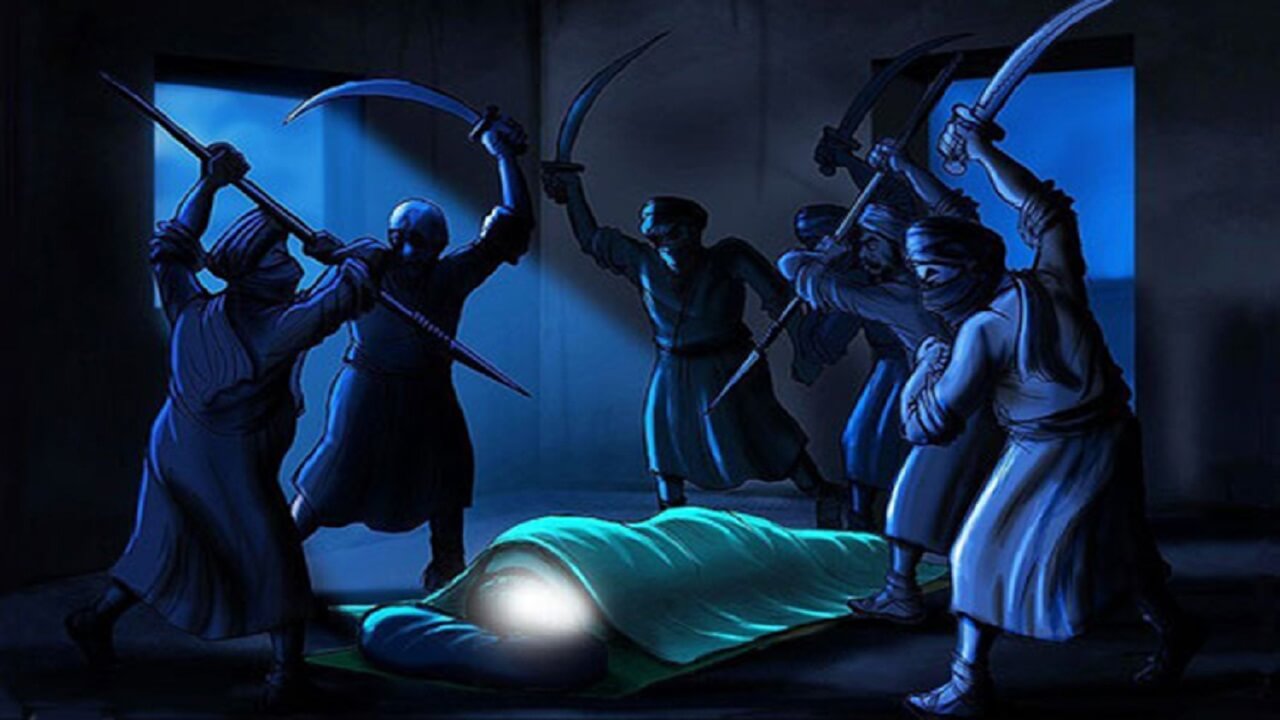 ماجرای از خود گذشتگی حضرت علی در شب هجرت پیامبر به چه مشهور است؟