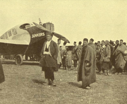 تصویری از نخستین هواپیماهای یونکرس متعلق به نیروی هوایی ایران