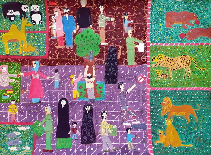 نقاشی برگزیده کودک ایرانی