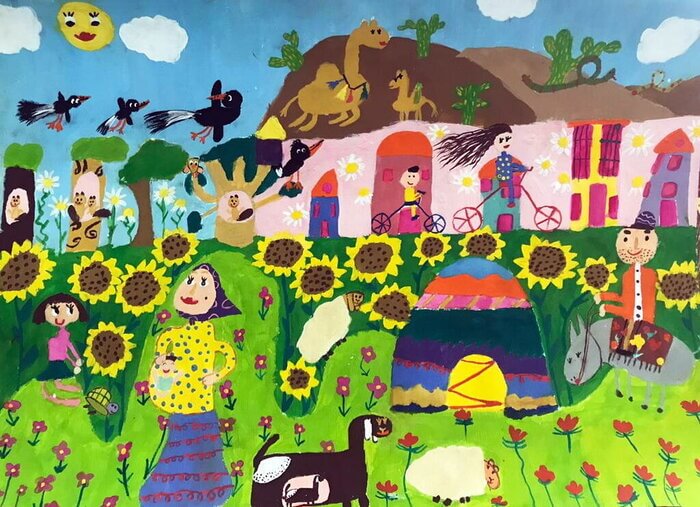 نقاشی کودک ایرانی