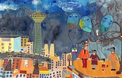 موفقیت ۵ کودک ایرانی در مسابقه نقاشی ژاپن + تصاویر