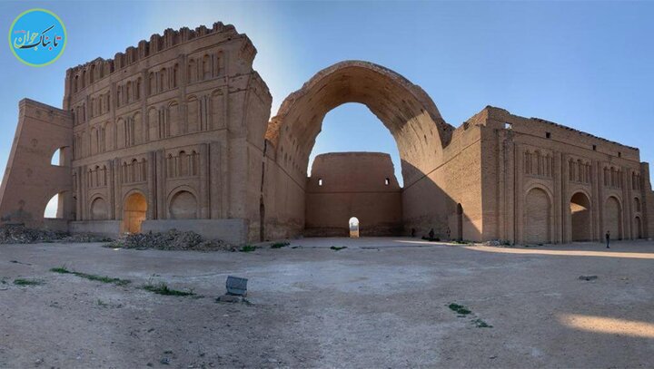 بخشی از طاق کسری فرو ریخت طاق کسری