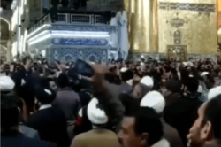 ویدیویی از نجف اشرف در ۱۶ دی ۹۹ + فیلم