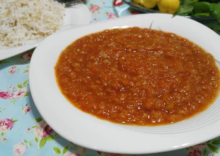 پخت دال عدس