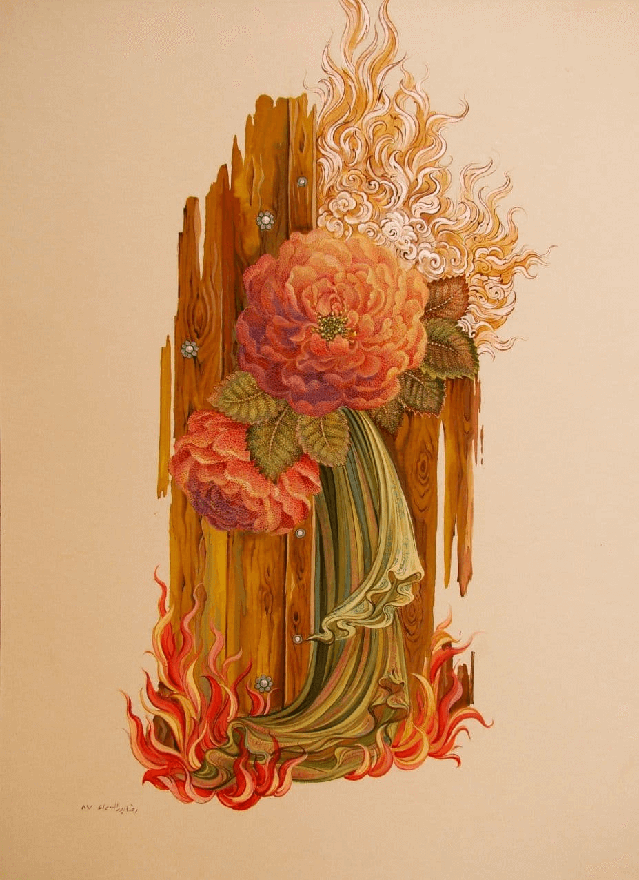 انتشار تابلویی دیده ‌نشده از بدرالسماء + عکس