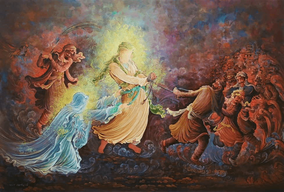 انتشار تابلویی دیده ‌نشده از بدرالسماء + عکس