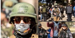 تجمع معترضان مسلح در مقابل کنگره‌های ایالتی آمریکا + فیلم