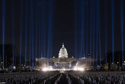 مراسم تحلیف بایدن، منحصر به فرد در تاریخ آمریکا + تصاویر