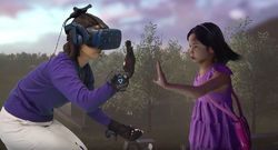 دیدار مادر و کودک فوت شده از طریق فناوری VR  +فیلم
