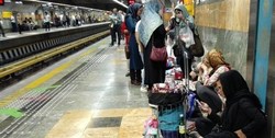 دستفروشان مترو تهران ساماندهی می‌شوند؟