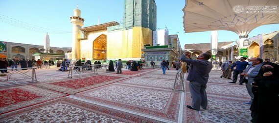 حضور سفیر هلند در حرم حضرت علی (ع)